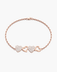 Forever Linked Hearts Bracelet