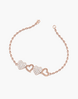Forever Linked Hearts Bracelet