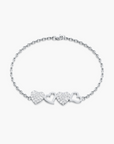 Forever Linked Hearts Bracelet