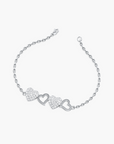 Forever Linked Hearts Bracelet