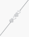 Forever Linked Hearts Bracelet