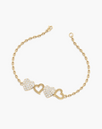 Forever Linked Hearts Bracelet