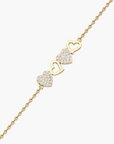 Forever Linked Hearts Bracelet