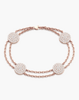 Diamond Disc Bracelet