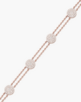 Diamond Disc Bracelet