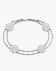 Diamond Disc Bracelet