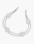 Diamond Disc Bracelet