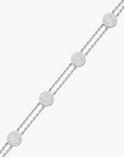 Diamond Disc Bracelet