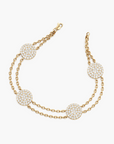 Diamond Disc Bracelet