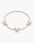 Blooming Butterfly Diamond Bracelet