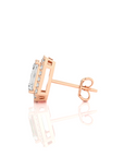 Elegant Escapades Halo Diamond Stud Earrings