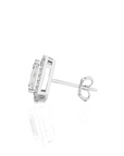 Elegant Escapades Halo Diamond Stud Earrings