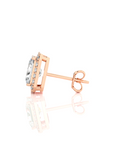 Elegant Escapades Halo Diamond Stud Earrings