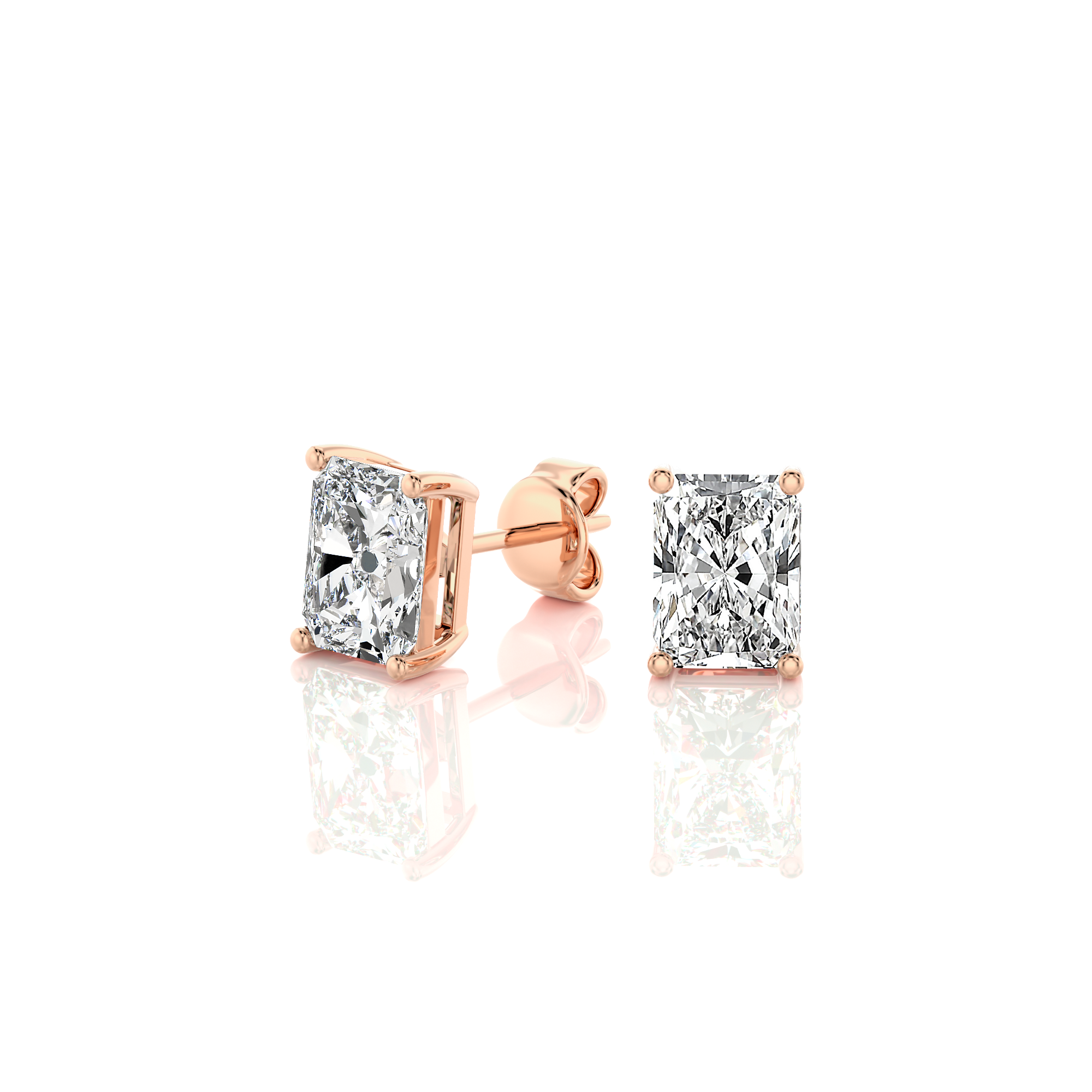 Mesmerising Magic Diamond Stud Earrings