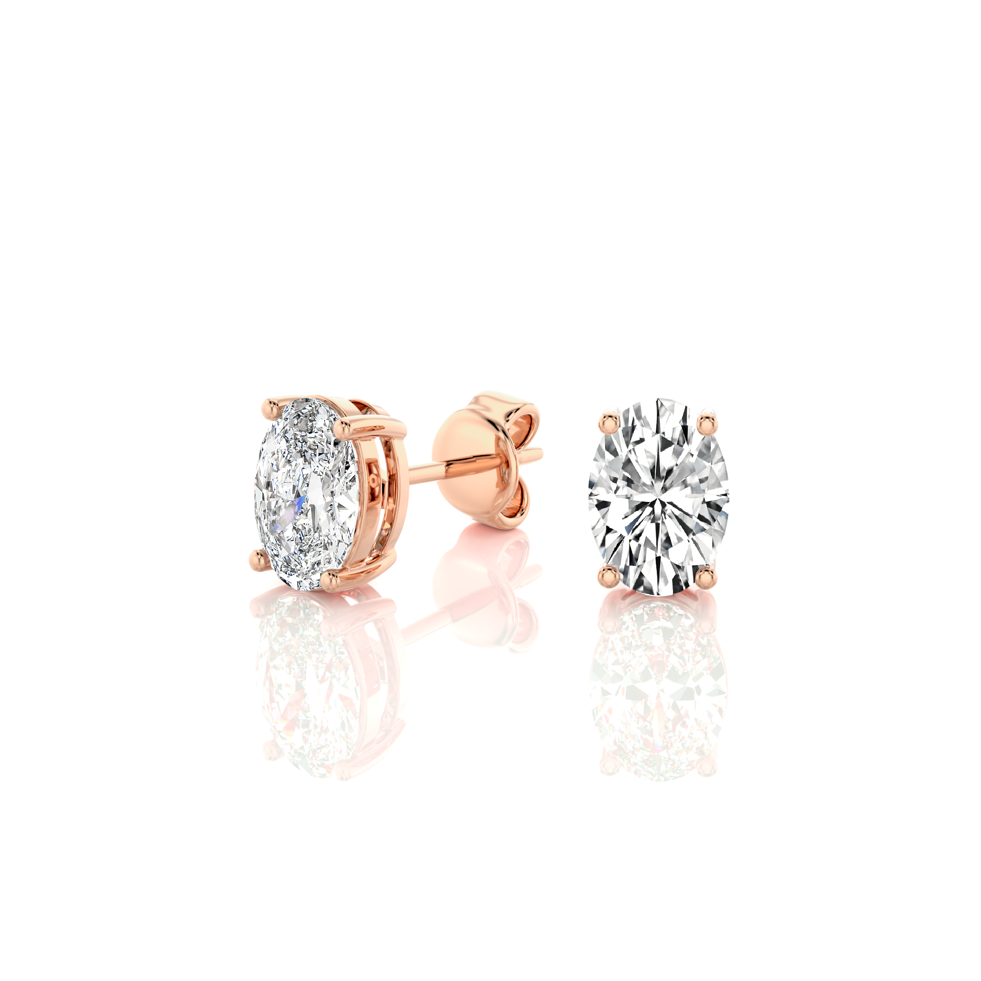 Mesmerising Magic Diamond Stud Earrings