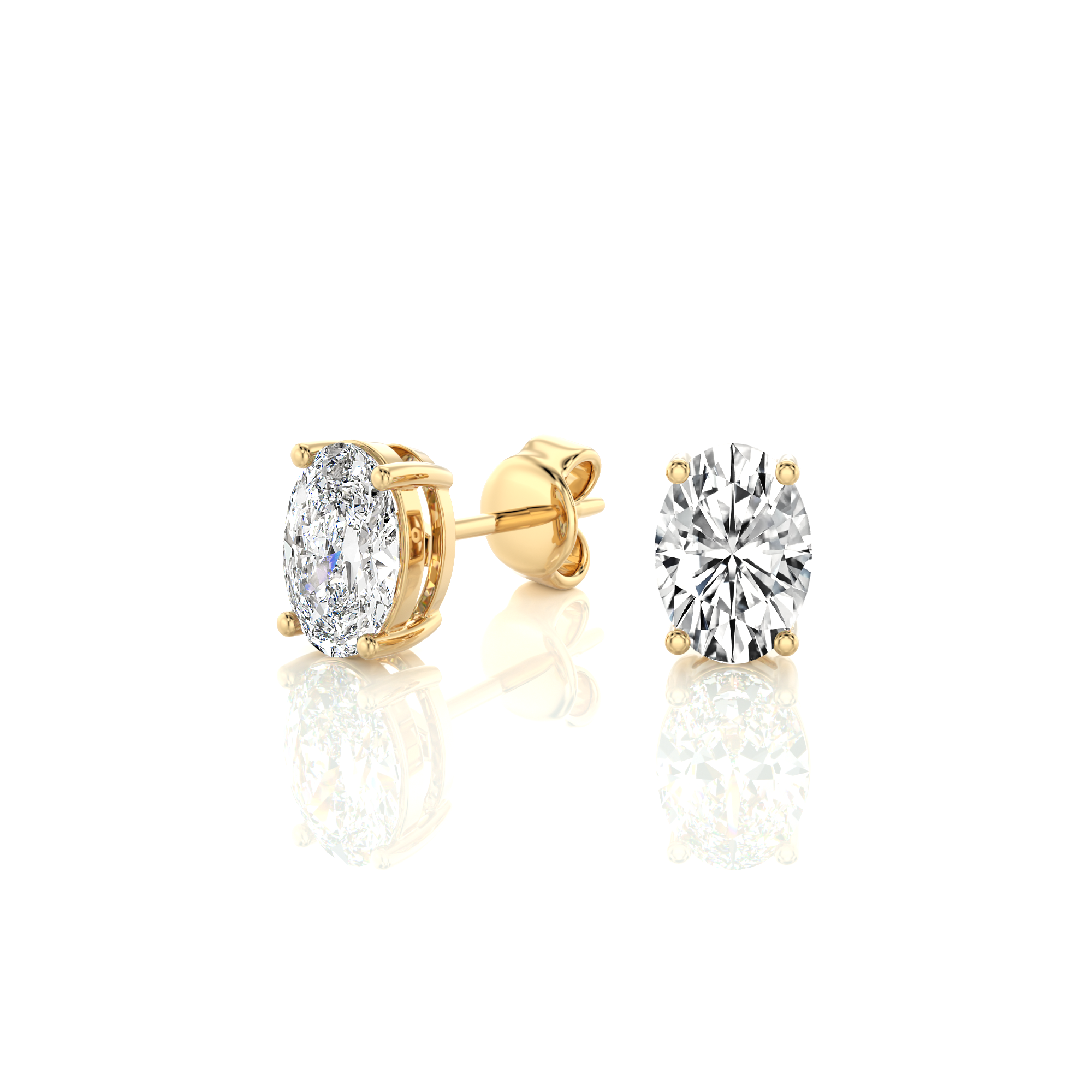 Mesmerising Magic Diamond Stud Earrings