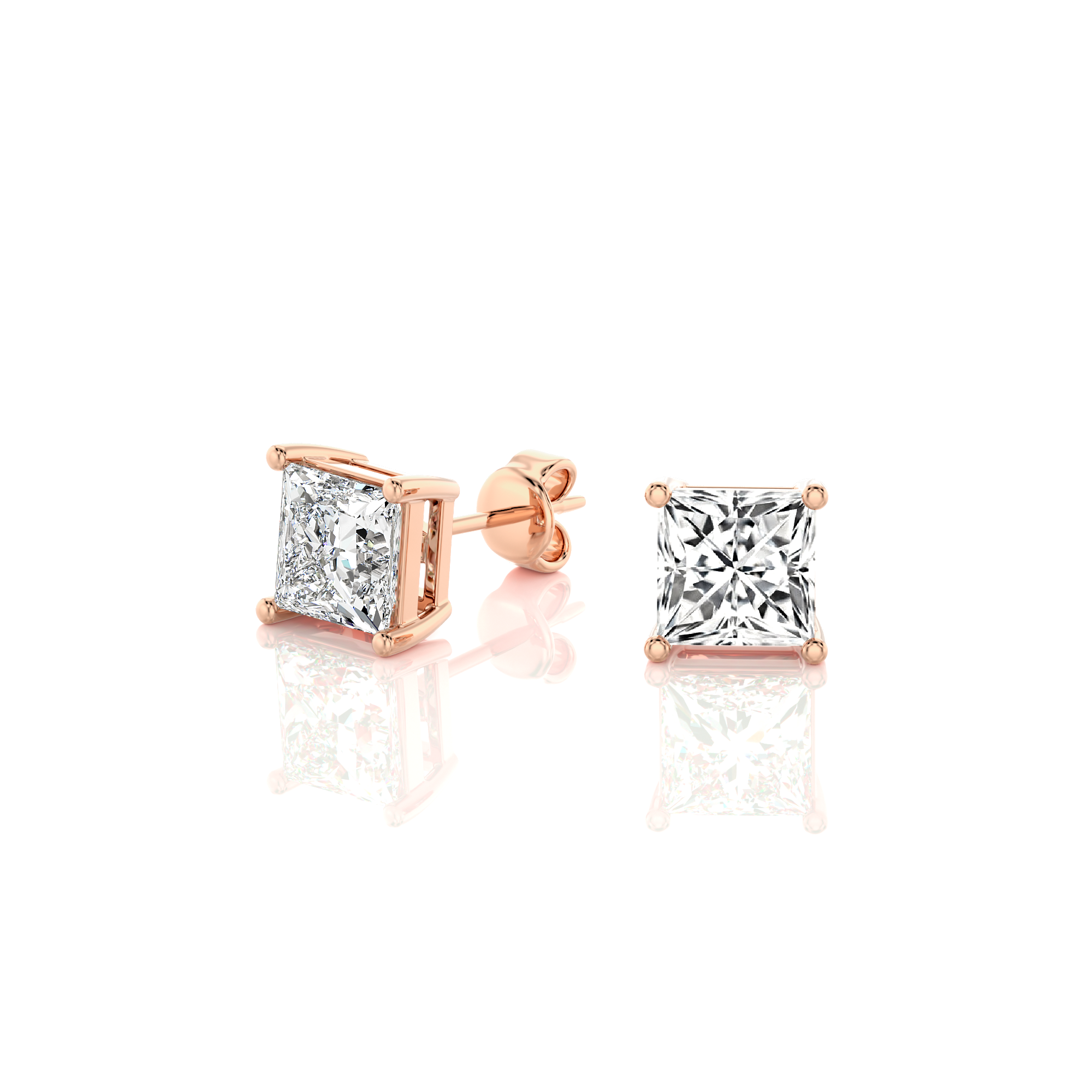 Mesmerising Magic Diamond Stud Earrings