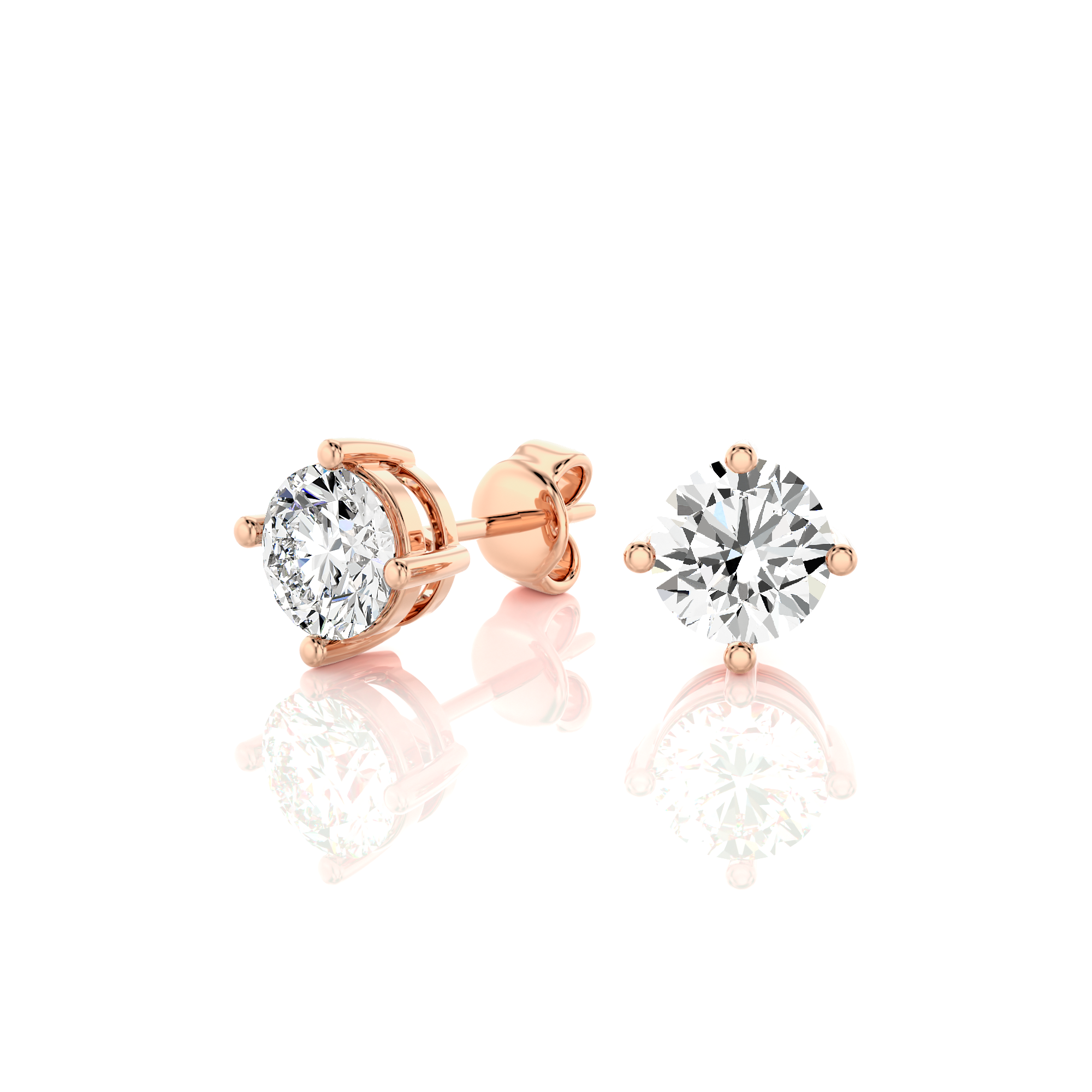Mesmerising Magic Diamond Stud Earrings