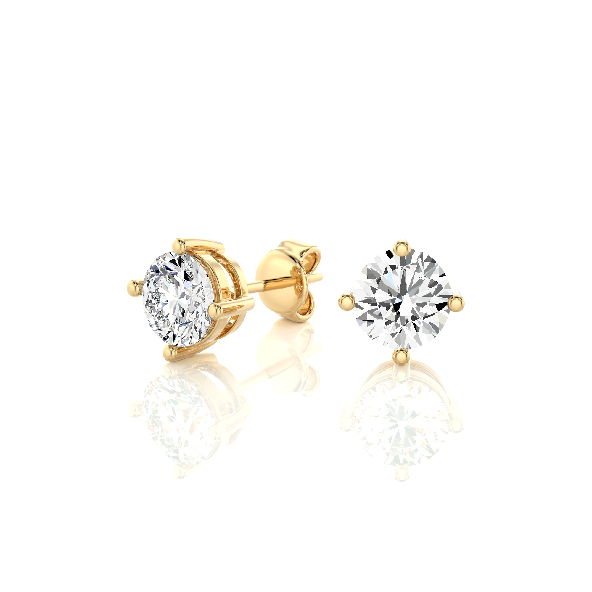 Mesmerising Magic Diamond Stud Earrings