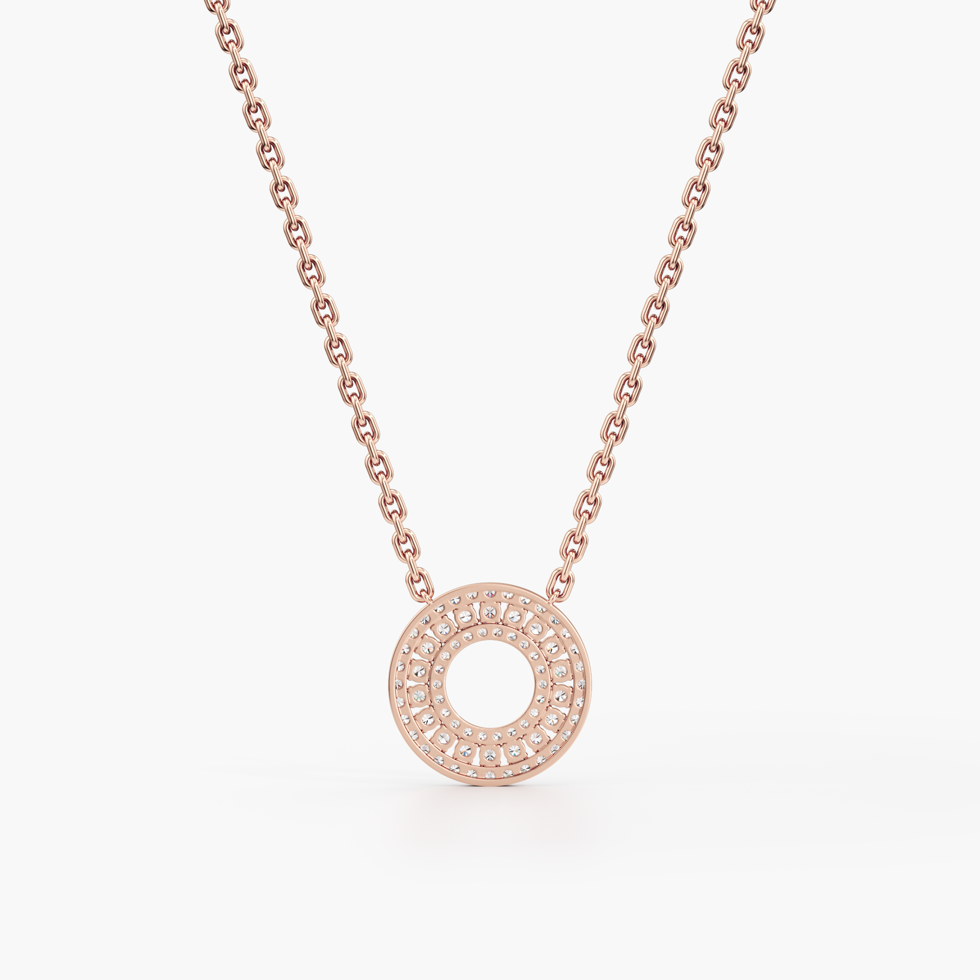 Dual Aura Diamond Pendant