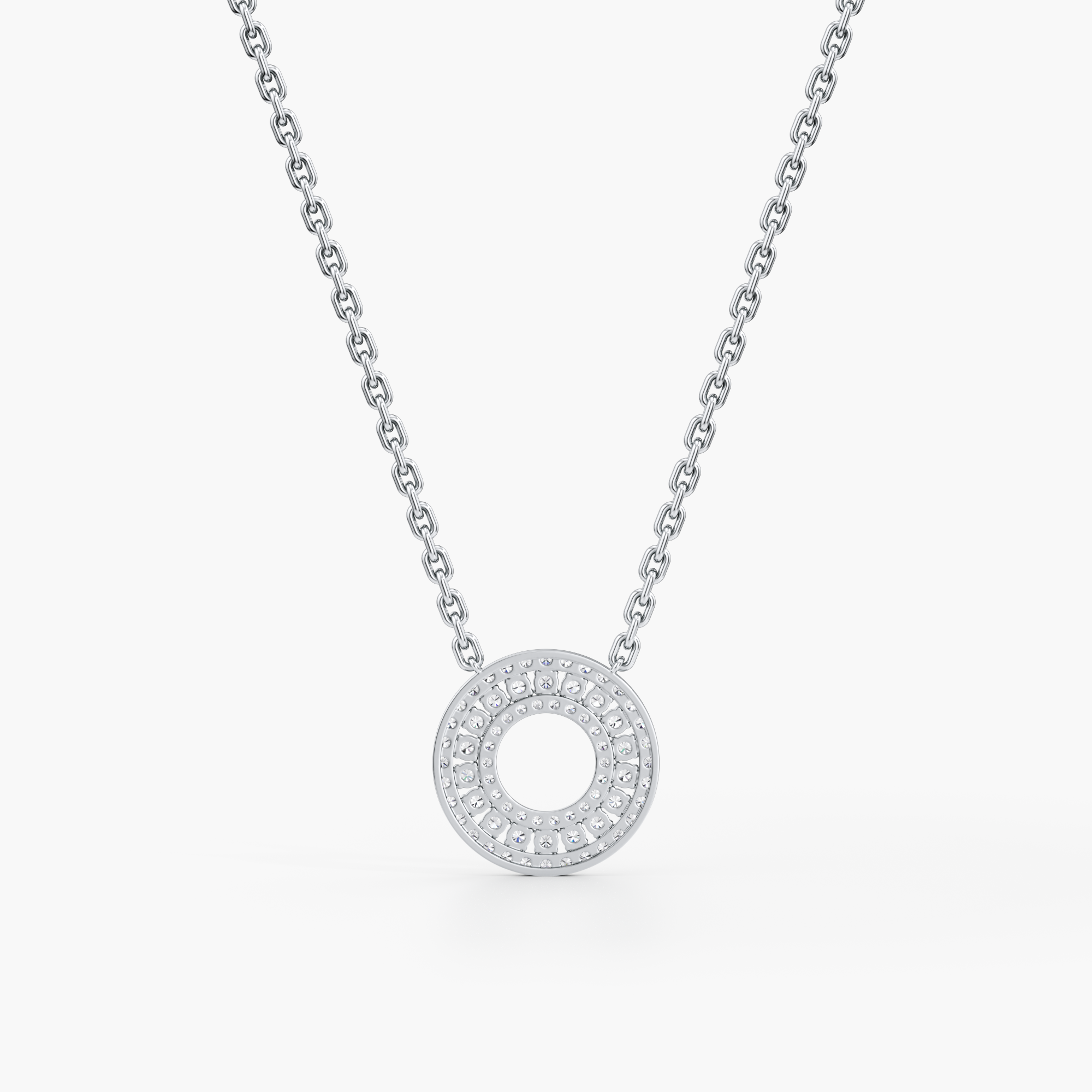 Dual Aura Diamond Pendant