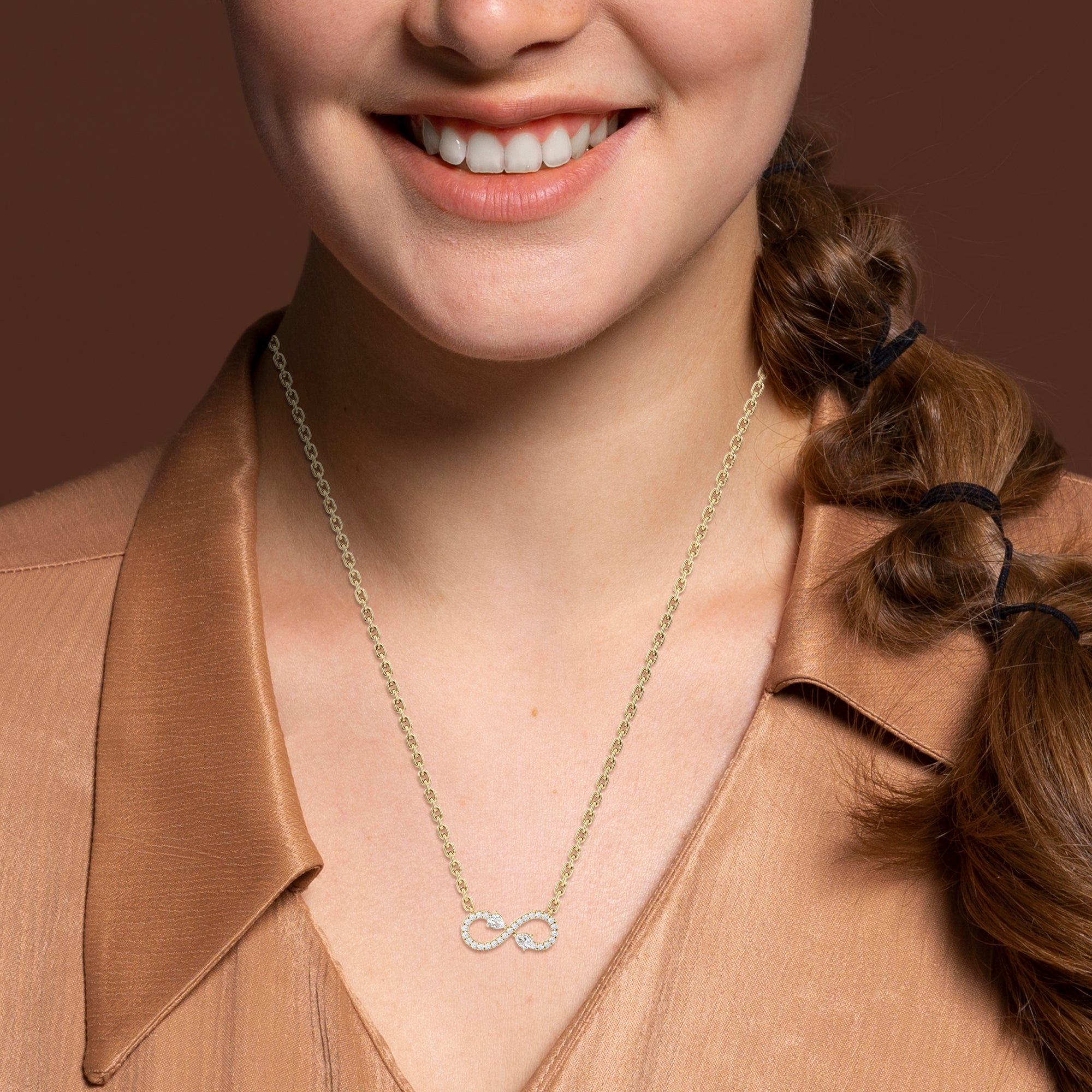 Forever Diamond Infinity Pendant