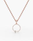 Blushing Rose Pendant
