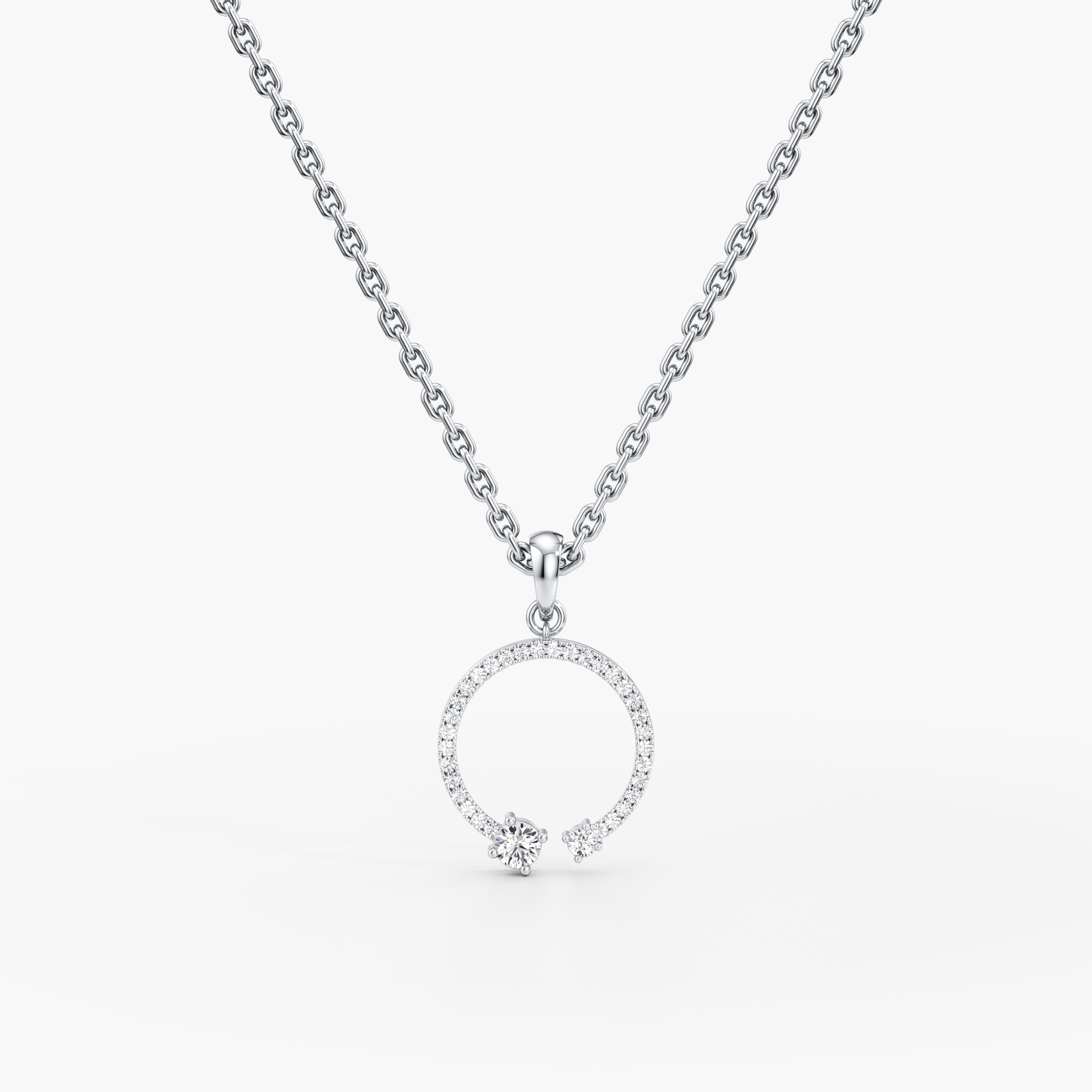 Blushing Rose Pendant