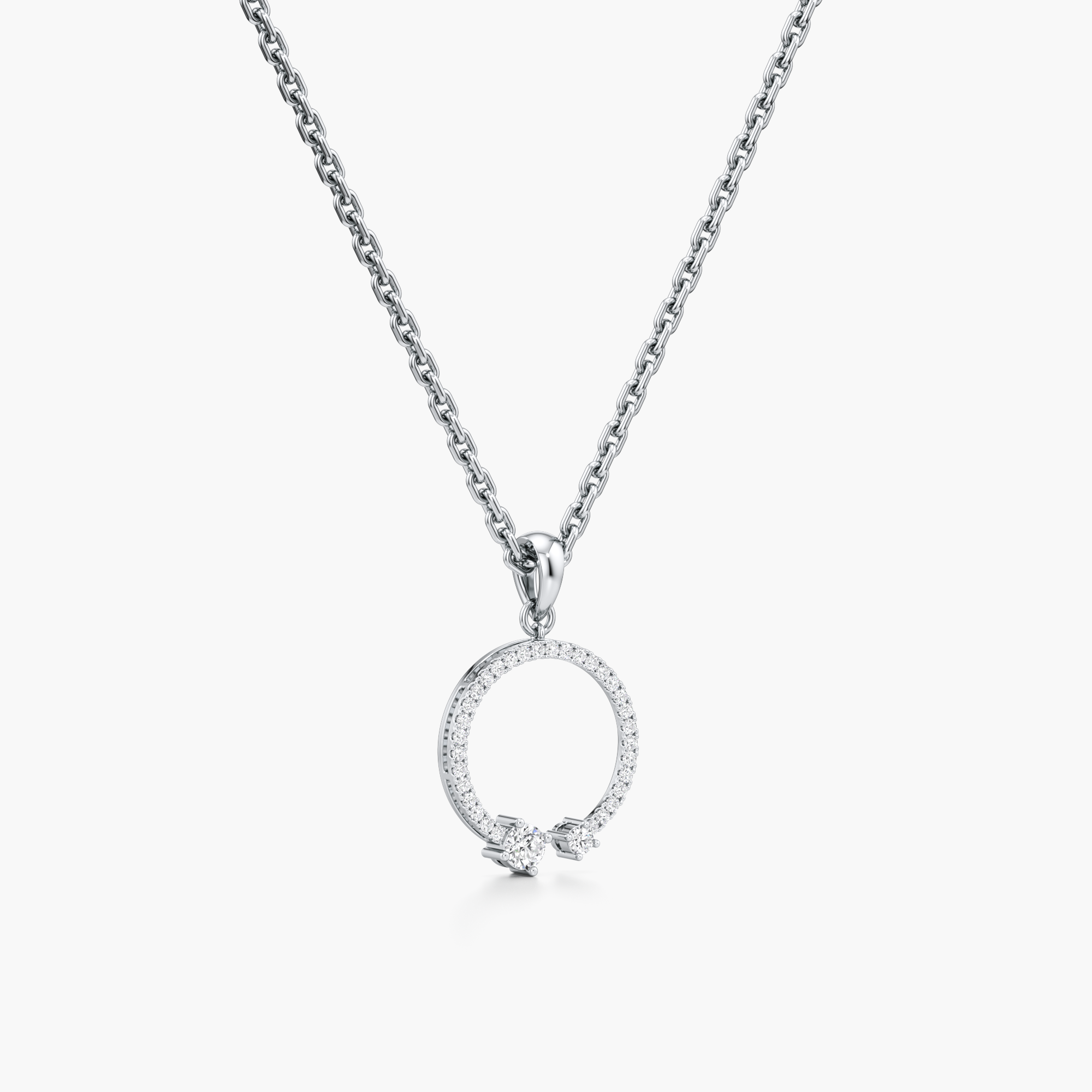 Blushing Rose Pendant