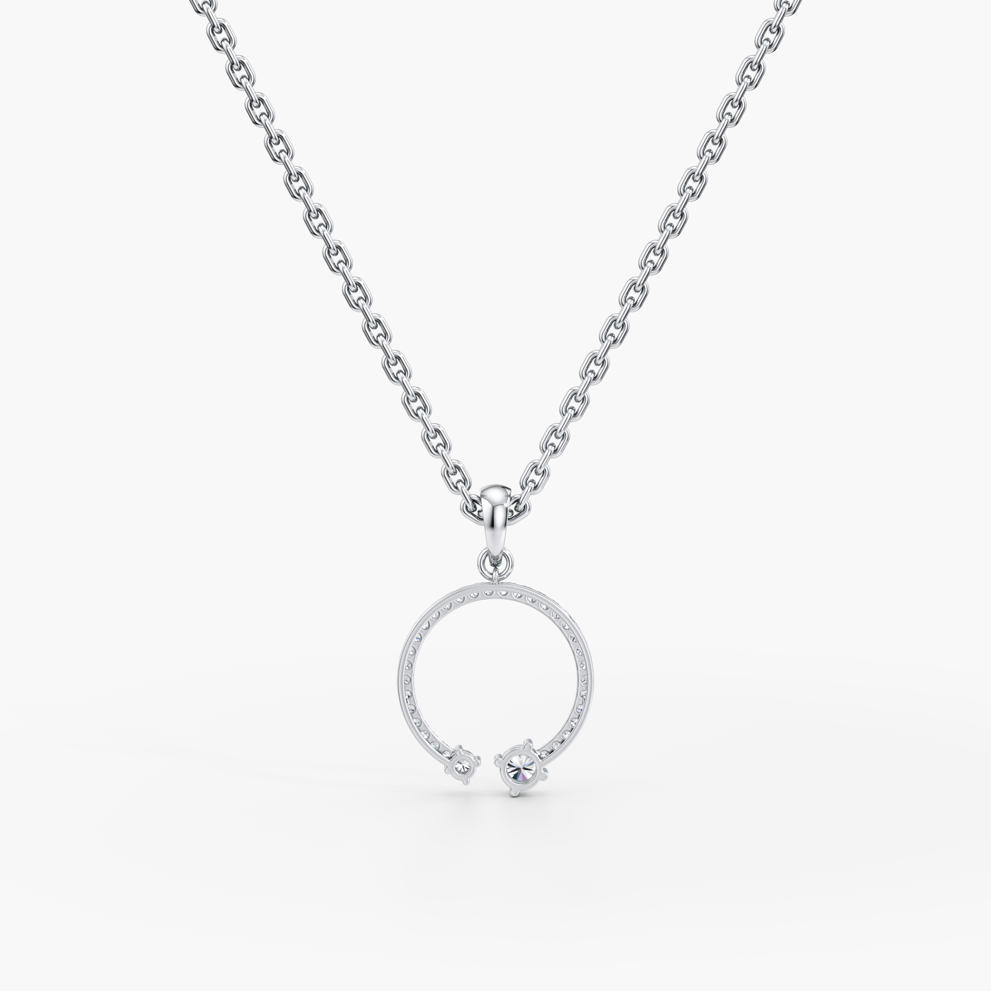 Blushing Rose Pendant