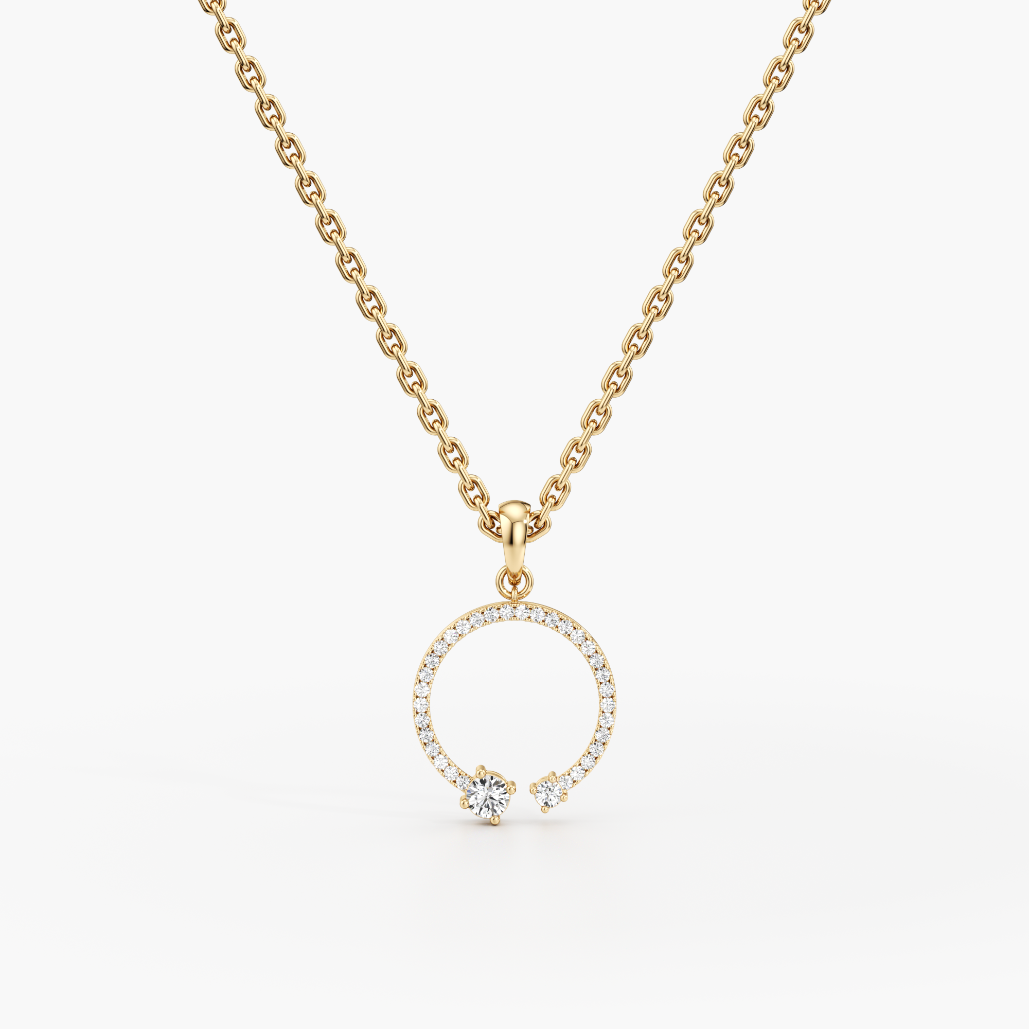 Blushing Rose Pendant