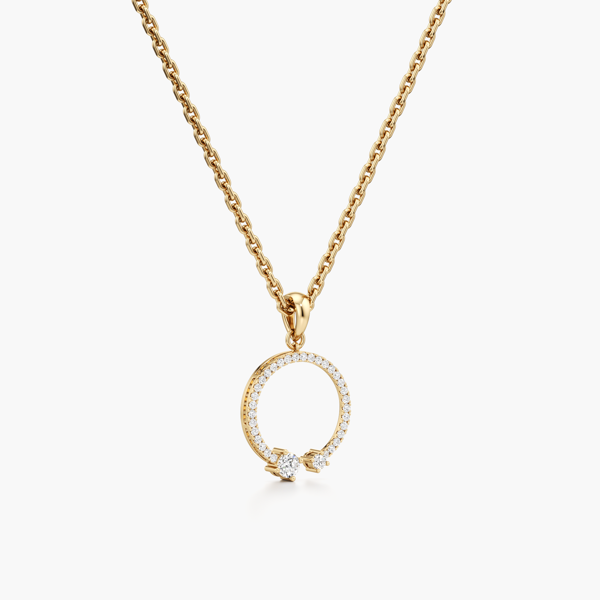 Blushing Rose Pendant