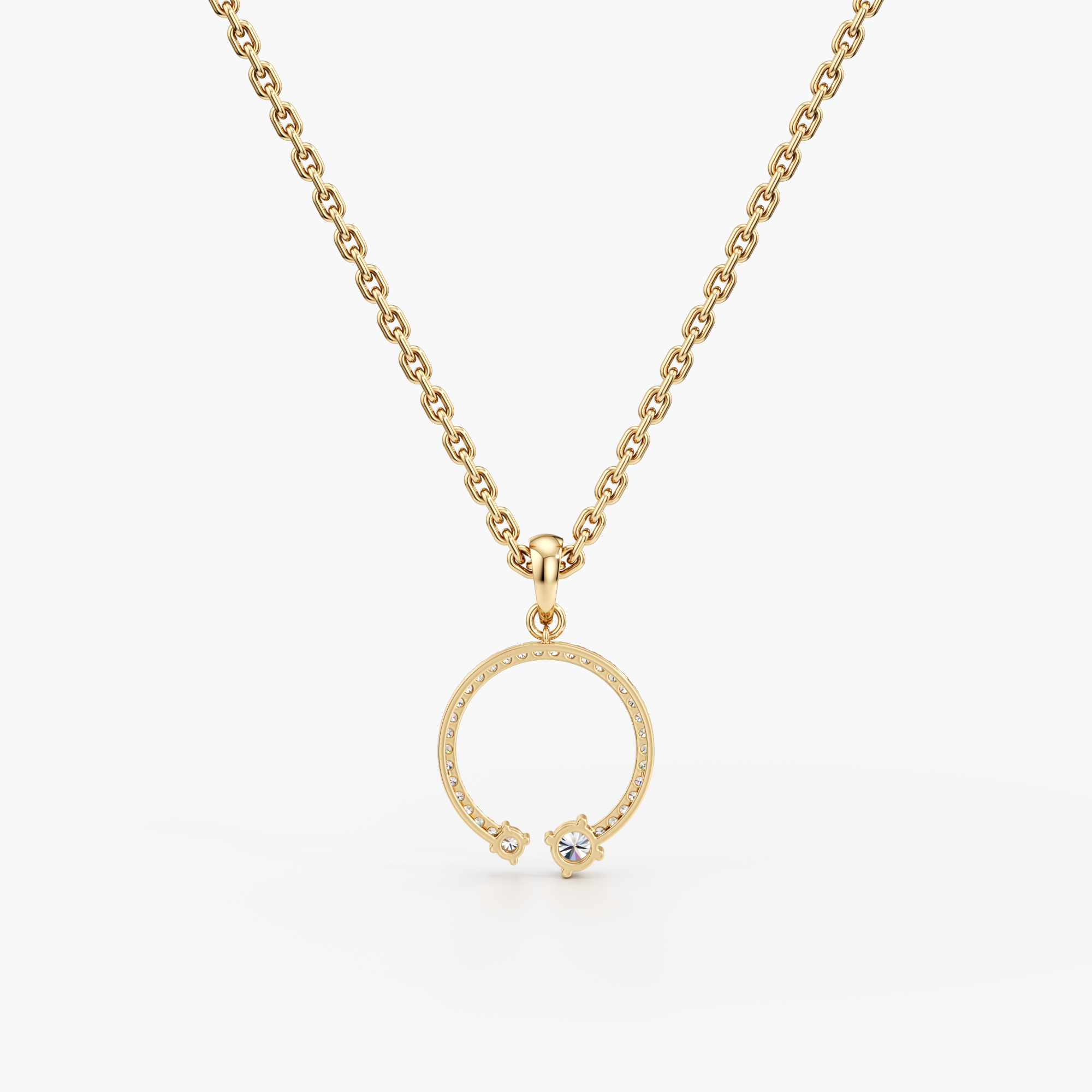 Blushing Rose Pendant