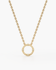 Golden Orbit Necklace