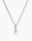 Twin Diamond Drop Pendant