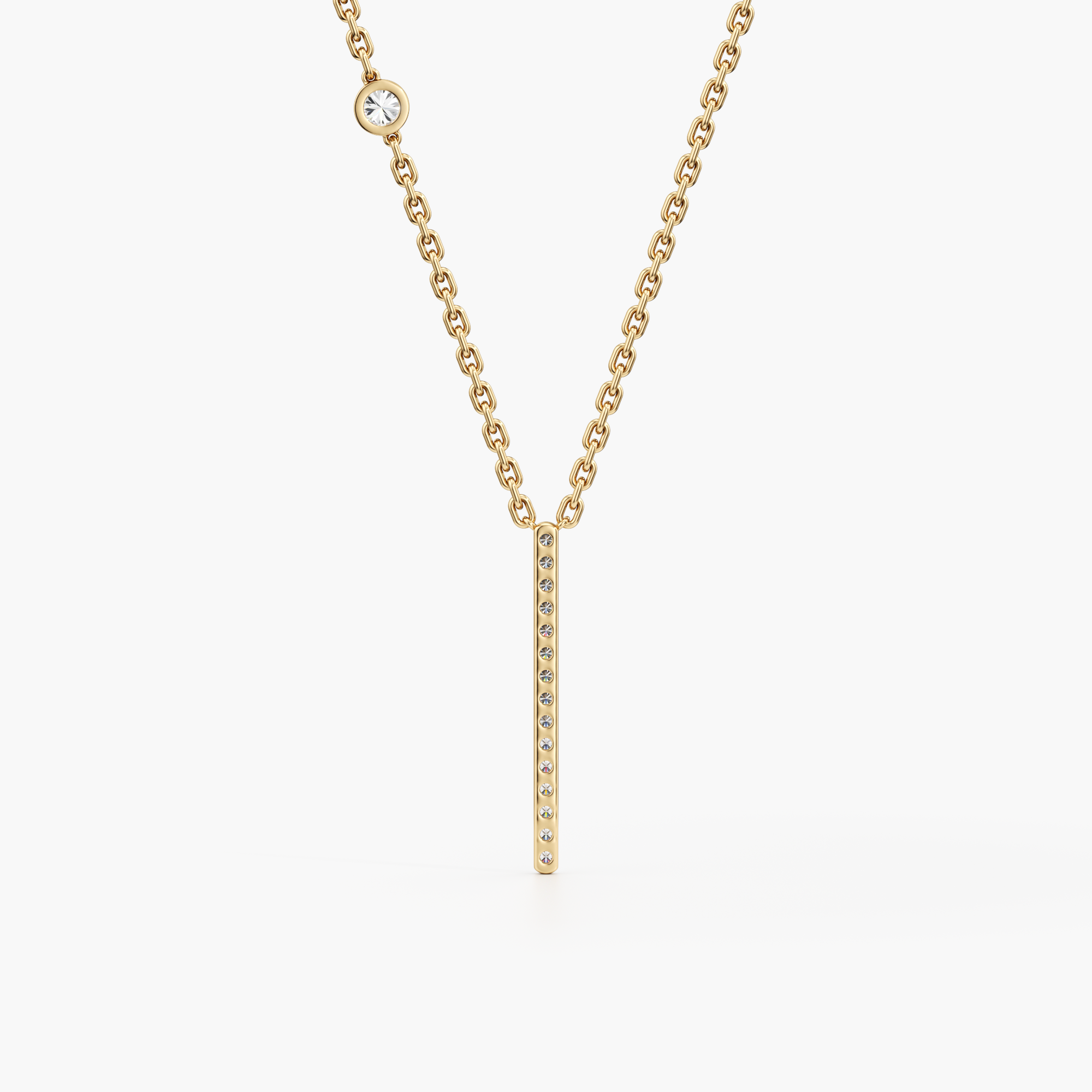 Diamond Axis Pendant