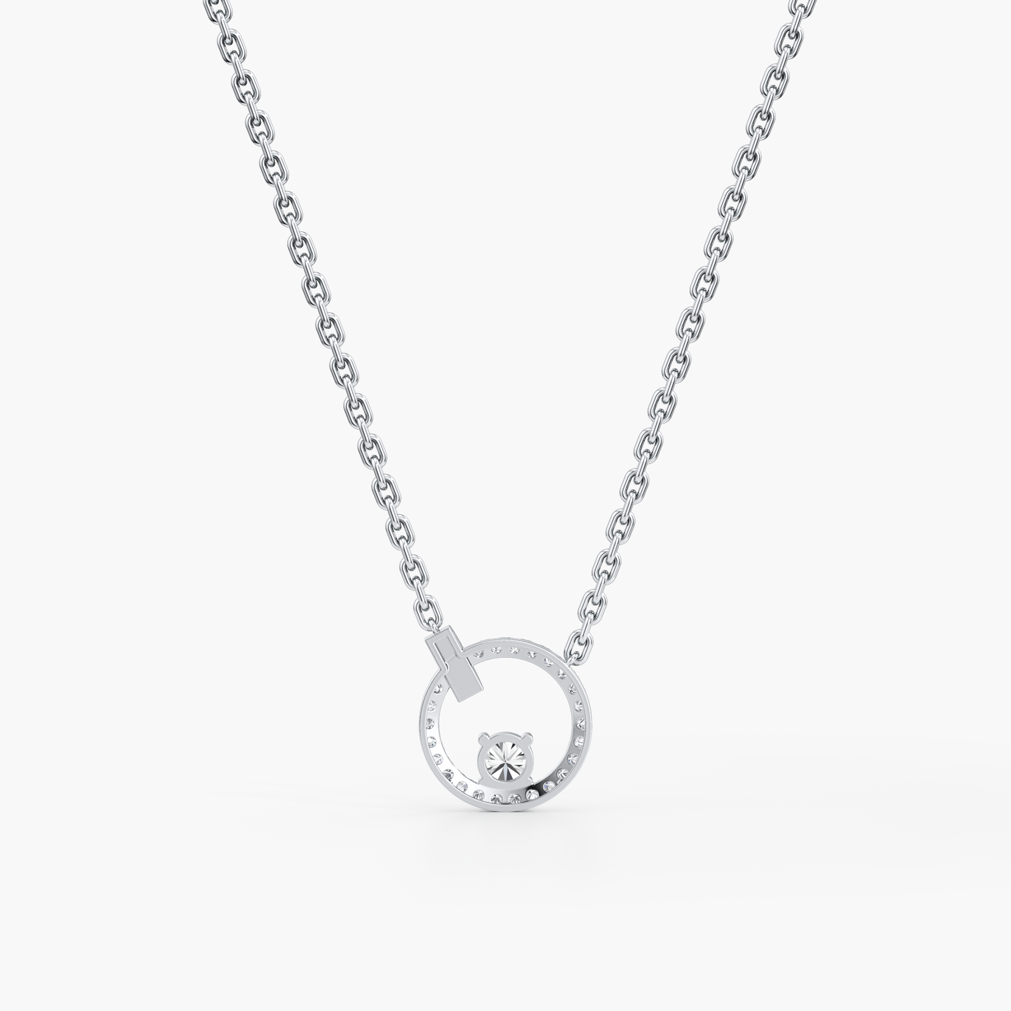 Diamond Pendulum Pendant