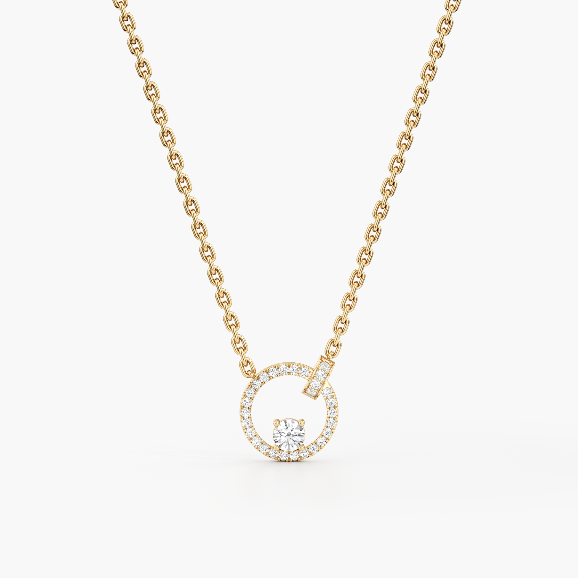 Diamond Pendulum Pendant