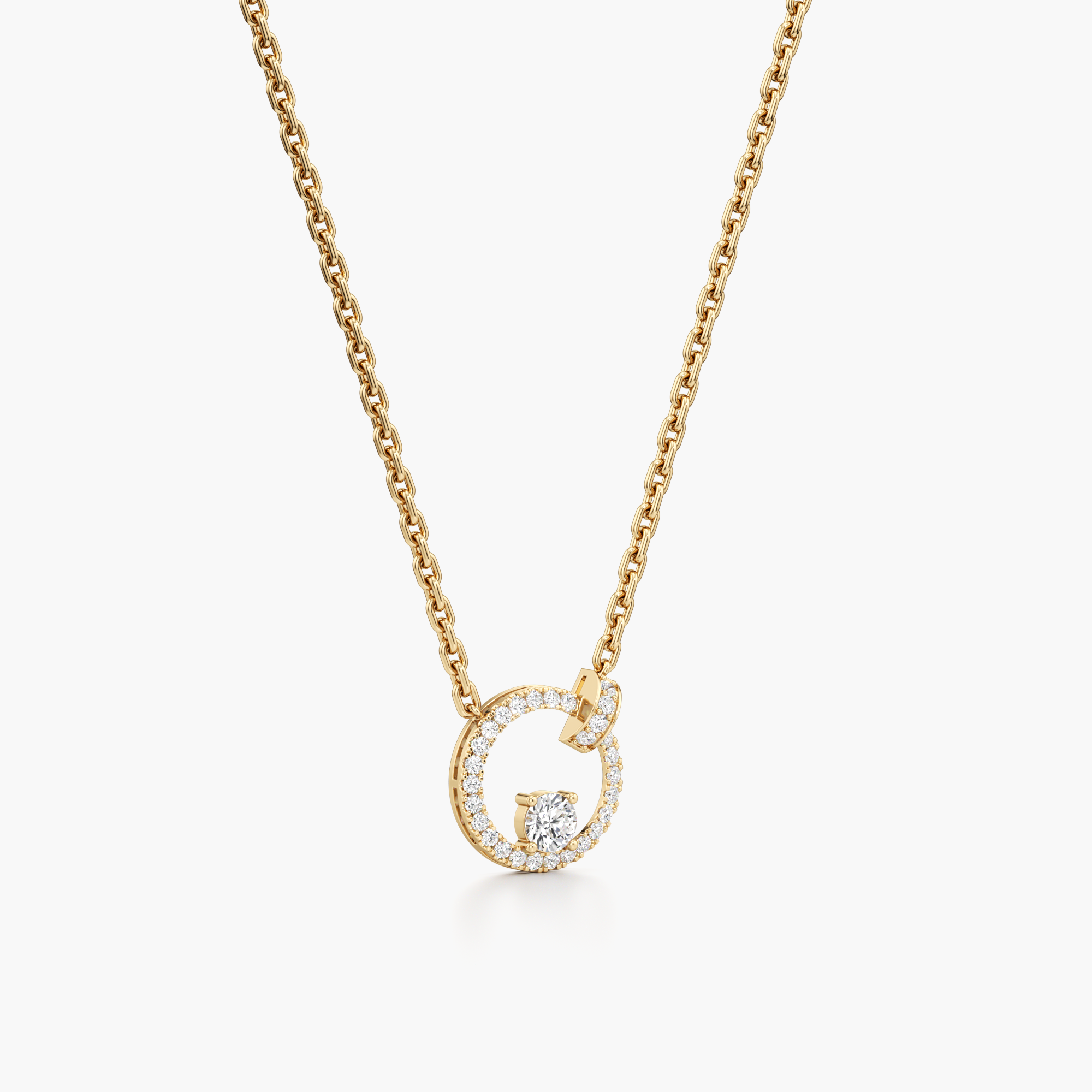 Diamond Pendulum Pendant