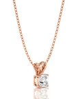 Shimmering Serenade Solitaire Pendant