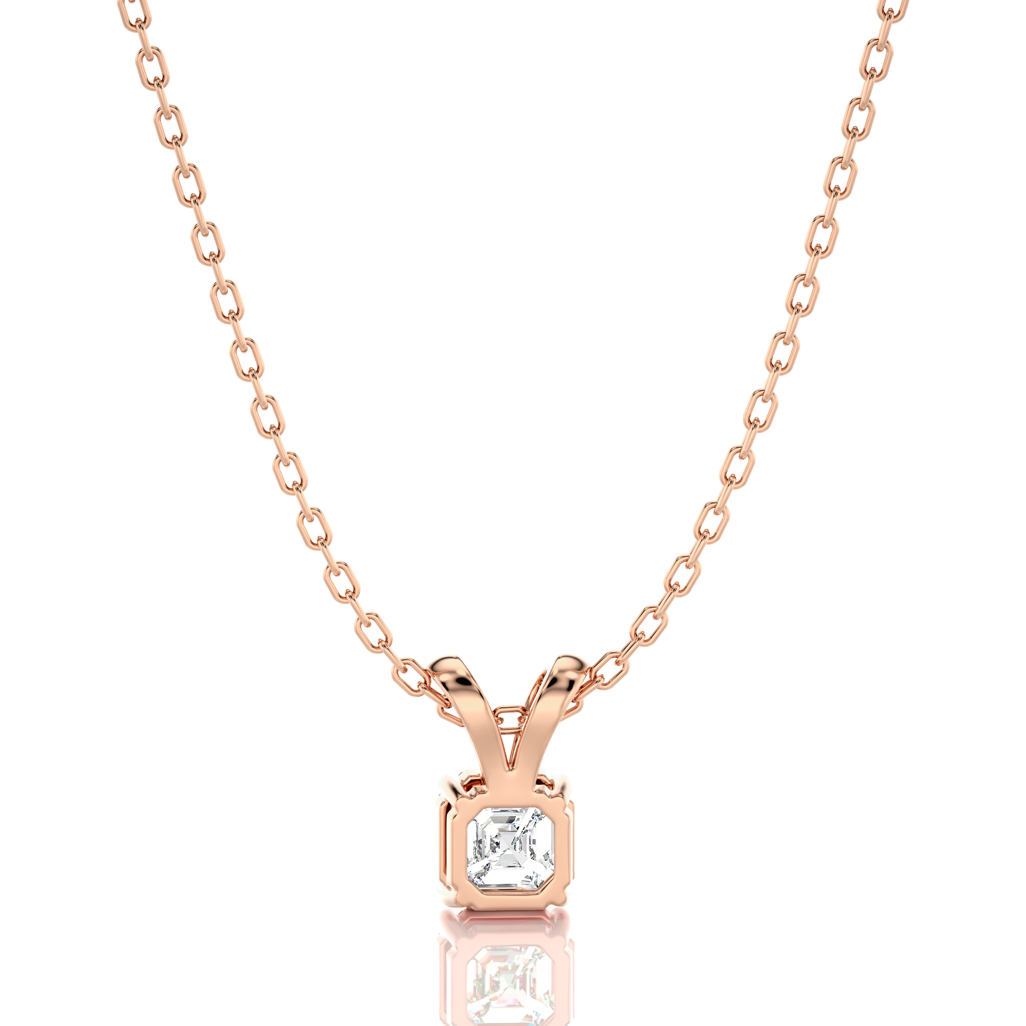 Shimmering Serenade Solitaire Pendant