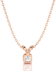 Shimmering Serenade Solitaire Pendant
