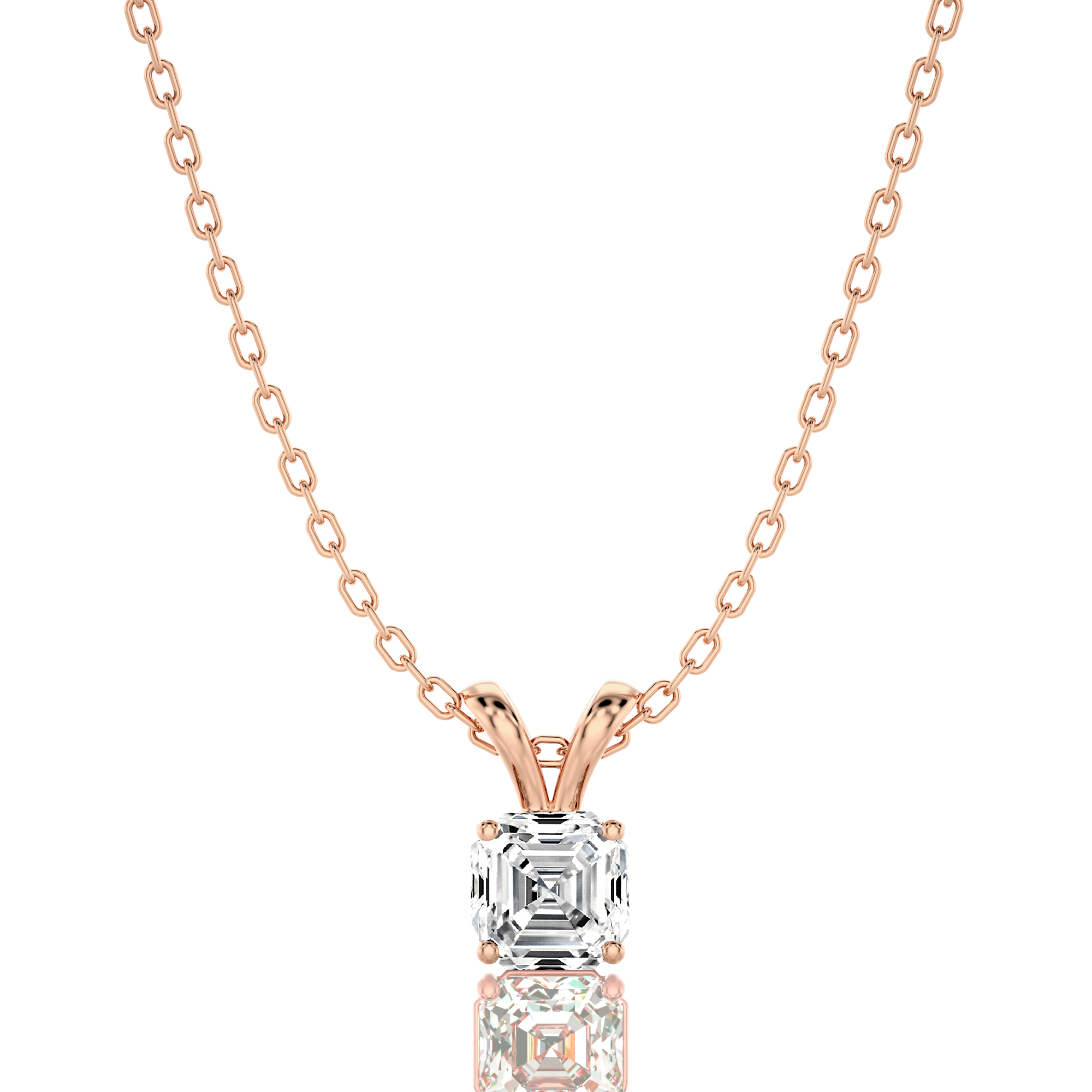 Shimmering Serenade Solitaire Pendant
