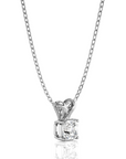 Shimmering Serenade Solitaire Pendant