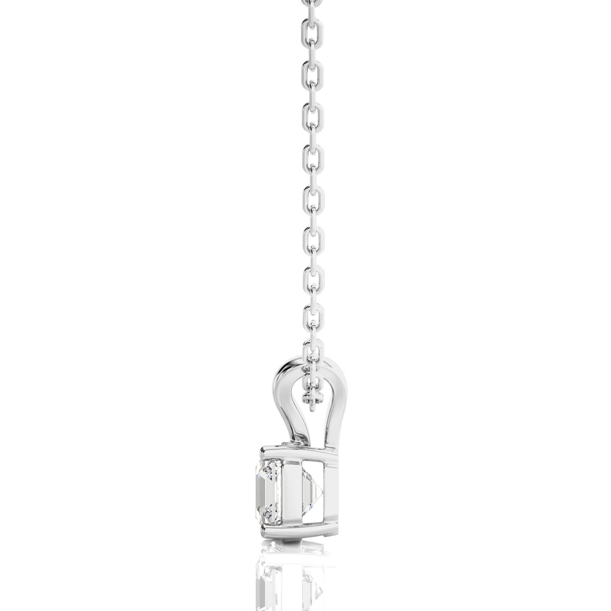 Shimmering Serenade Solitaire Pendant