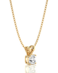 Shimmering Serenade Solitaire Pendant