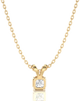 Shimmering Serenade Solitaire Pendant