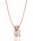 Shimmering Serenade Solitaire Pendant