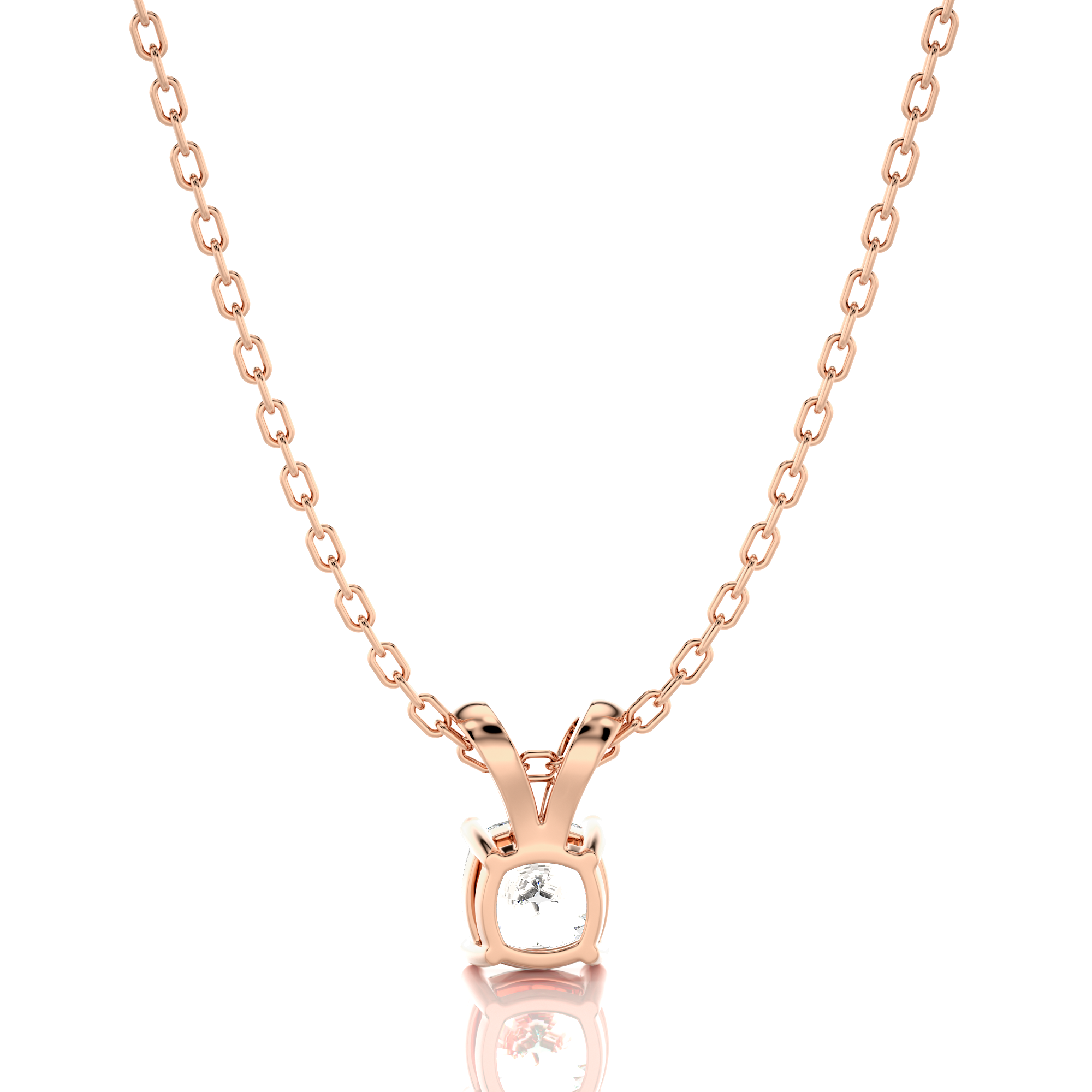 Shimmering Serenade Solitaire Pendant
