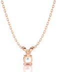 Shimmering Serenade Solitaire Pendant
